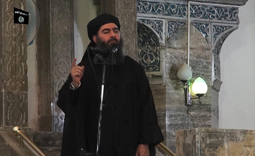 Thủ lĩnh IS Abu Bakr Al-Baghdadi. Ảnh: AFP