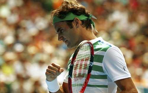 Federer mới chỉ để thua một set ở giải năm nay. Ảnh: Reuters.